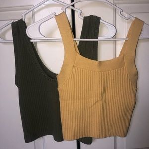 Abercrombie knitted tanks